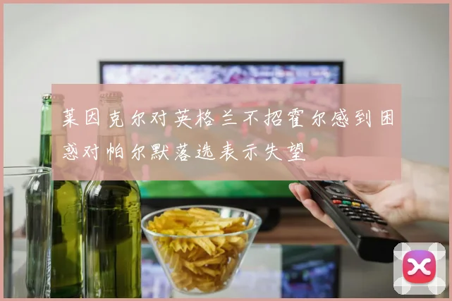 莱因克尔对英格兰不招霍尔感到困惑对帕尔默落选表示失望